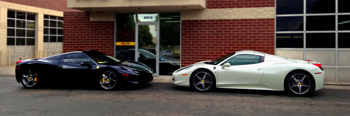 Two Ferraris